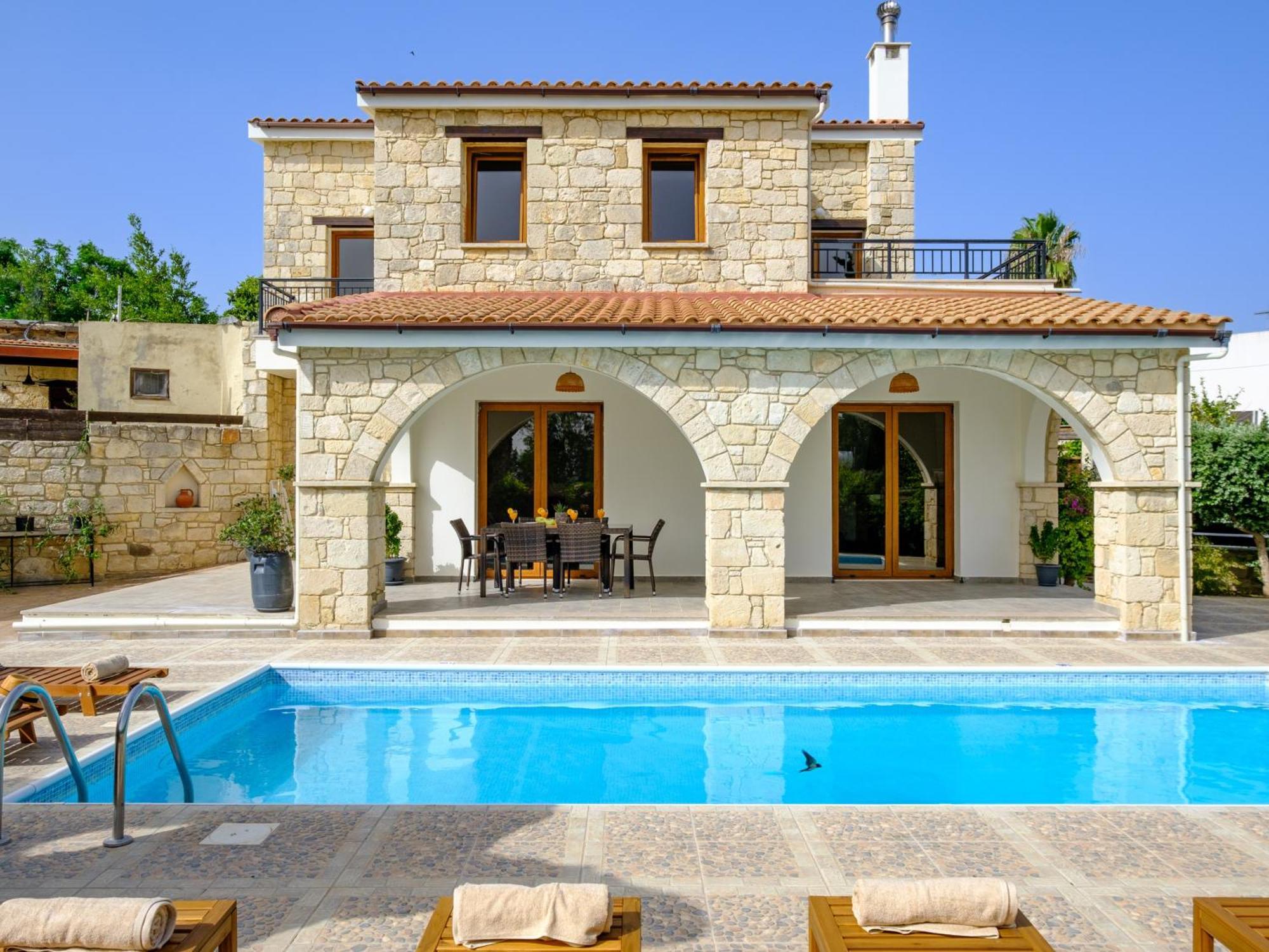 Almond Grove Luxury Villa Wprivate Pool Simou Exterior photo